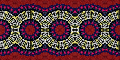 Abstract Kaleidoscope Geometry Psychedelic Art Pattern Background Wallpaper