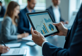 business people working in a meeting