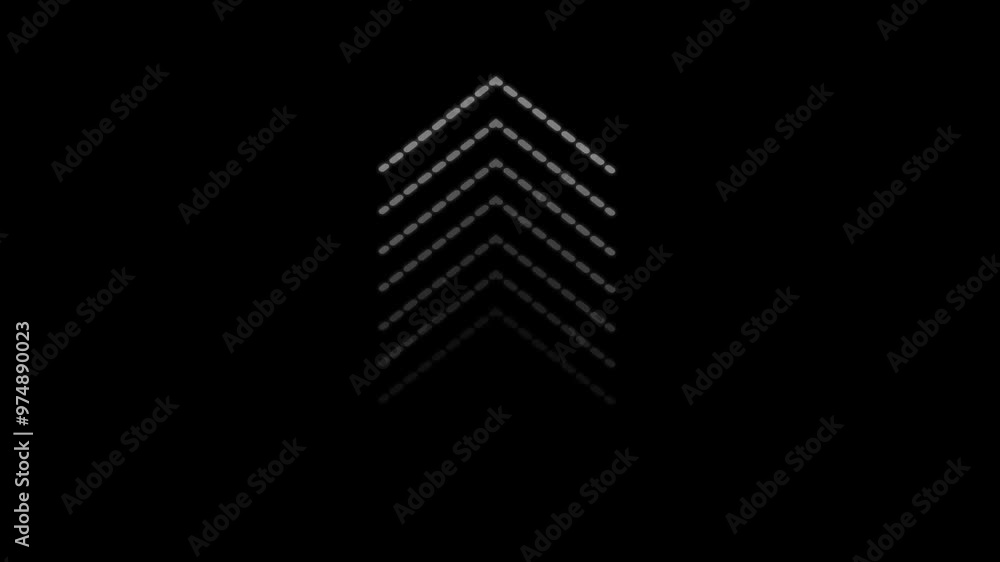 Poster arrow loop direction moves in continuous flow. animated arrows load with smooth background motion.