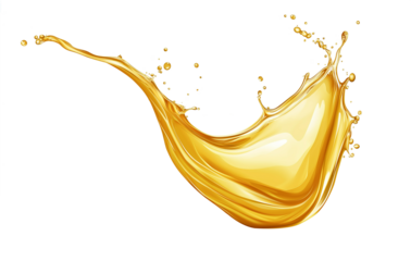 rice oil, palm oil,  honey splash ,Vegetable sunflower or olive oil frozen motion splash with droplets and bubbles