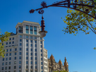 Naklejka premium Barcelona in Spanien