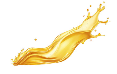 rice oil, palm oil,  honey splash ,Vegetable sunflower or olive oil frozen motion splash with droplets and bubbles