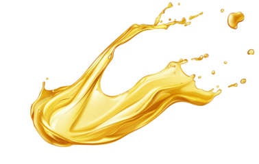 rice oil, palm oil,  honey splash ,Vegetable sunflower or olive oil frozen motion splash with droplets and bubbles