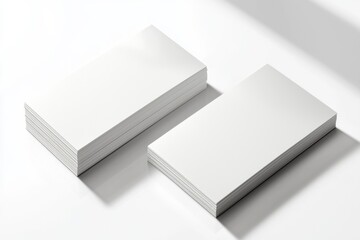 Business Card Mockup on Isolated Background created with Generative AI