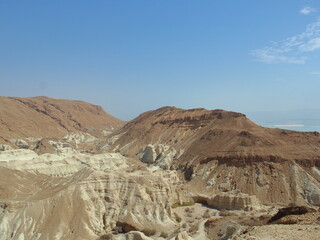 Dead sea mountains wadi rum desert country