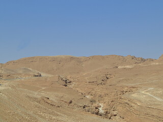 Dead sea mountains wadi rum desert country