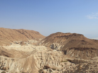 Dead sea mountains wadi rum desert country