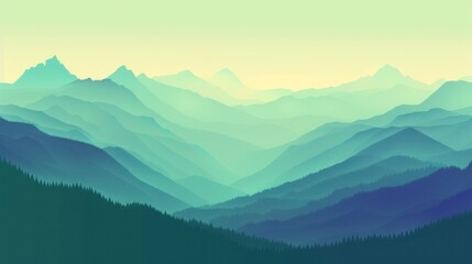 Serene Mountain Landscape