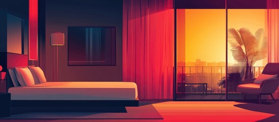 Stylish Boutique Hotel Room Featuring A Private Terrace