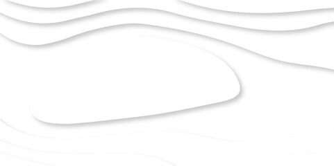 Abstract vector wave carve diamond topography line circle creative 3d papercut white background. Luxury white wave and empty space for texture art design.