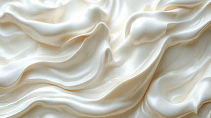 lotion or cream spread smoothly across a surface. The even texture highlights hydration and nourishment, symbolizing self-care, wellness, and the importance of skincare routines