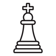 Chess Piece line icon