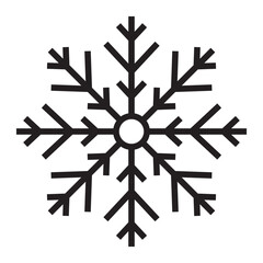 Snowflake line icon
