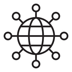 Network line icon
