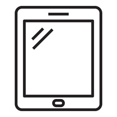 Tablet line icon