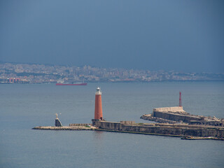 Neapel am Mittelmeer in Italien