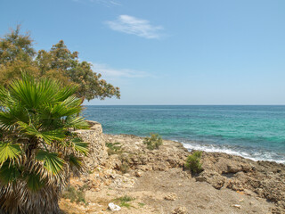 Fototapeta premium Am'Strand von Cala Millor auf Mallorca