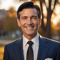 middle-aged-man-neatly-trimmed-black-hair-deep-blue-suit-white-dress-shirt-slim-black-tie-stand-01