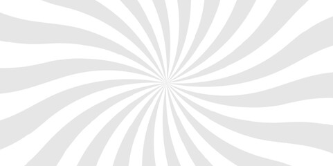 Seamless retro white and gray sunrise stripe sunburst texture design. Vector abstract rays sunburst backdrop banner wallpaper background.	
