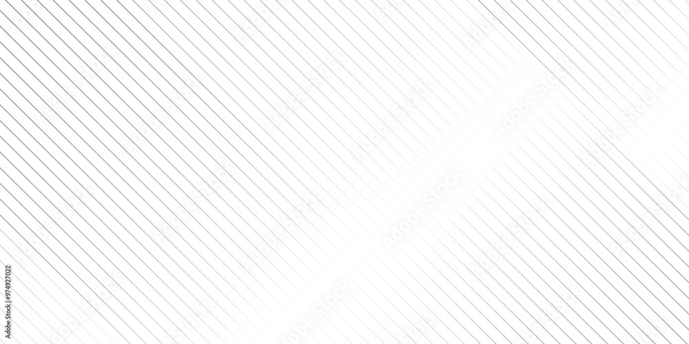 Wall mural minimal modern seamless diagonal lines, oblique, monochrome stripe lines pattern design. vector thin