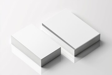 Fototapeta premium Business Card Mockup on Isolated Background created with Generative AI