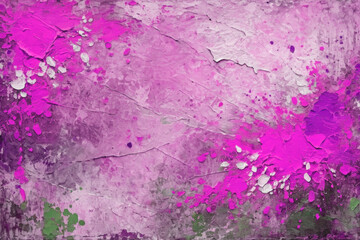 Fototapeta premium Vibrant colorful grunge texture with bold brushstrokes and dynamic splashes of paint, abstract contemporary art background. For artistic backdrops, modern design projects, abstract creative work