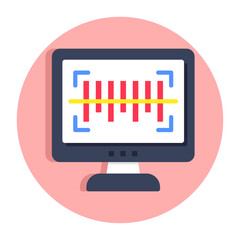 Vector design of scan barcode