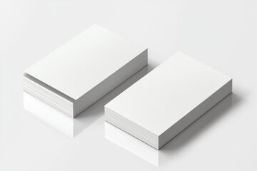 Fototapeta premium Business Card Mockup on Isolated Background created with Generative AI