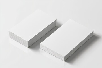 Fototapeta premium Business Card Mockup on Isolated Background created with Generative AI