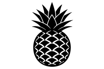 Obraz premium pineapple on white