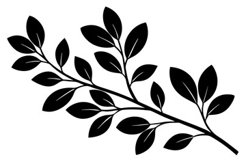 black and green leaves