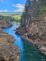 river in the mountains