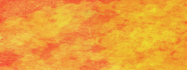 Scratch abstract red, yellow bright beautiful watercolor painted canvas wall grunge texture hot sunrise burning fire color art background. Bright scratches for creative vibrant texture web design.