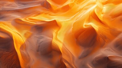 The sand dunes in the desert twist and dance like ocean waves in the sunlight, creating intricate wind-swept patterns of clarity and precision.