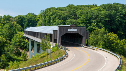 Smolen-Gulf Covered Bridge in Ashtabula County, Ohio