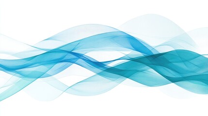 Fototapeta premium Soft gradients of blue and white flow seamlessly, evoking tranquility in a serene winter landscape, reminiscent of peaceful snow-covered hills