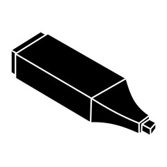 Creative design icon of highlighter 