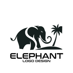 Obraz premium Elephant Vector Logo Design