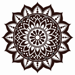 Detailed Circular Mandala Art