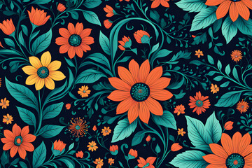 seamless floral background