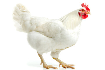 Fototapeta premium chicken on a white