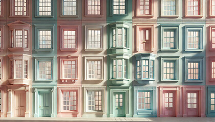 
pastel window