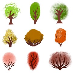 set of trees