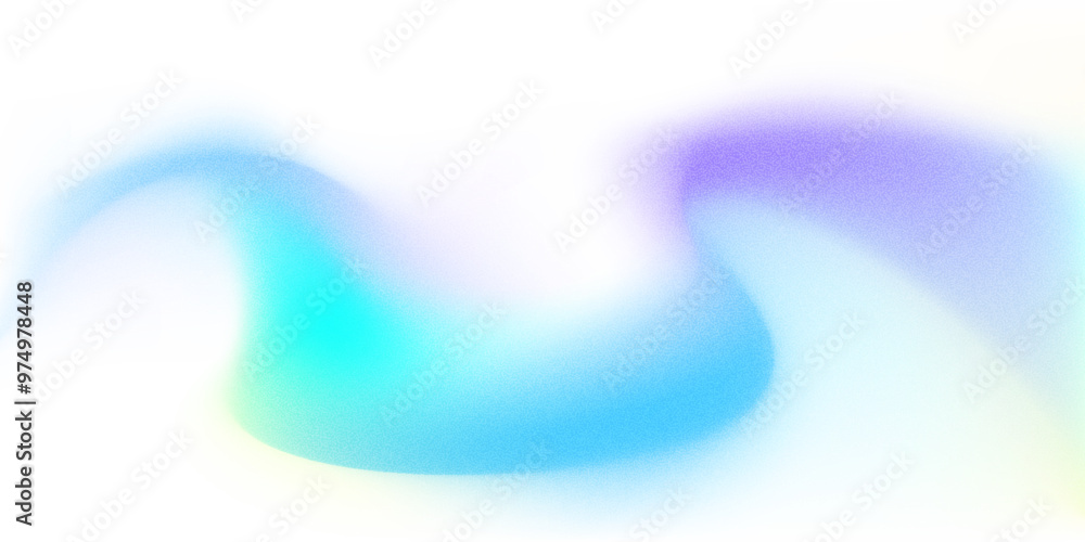 Poster blue color gradient wave background, abstract blue grain gradation texture, vector blue noise textur
