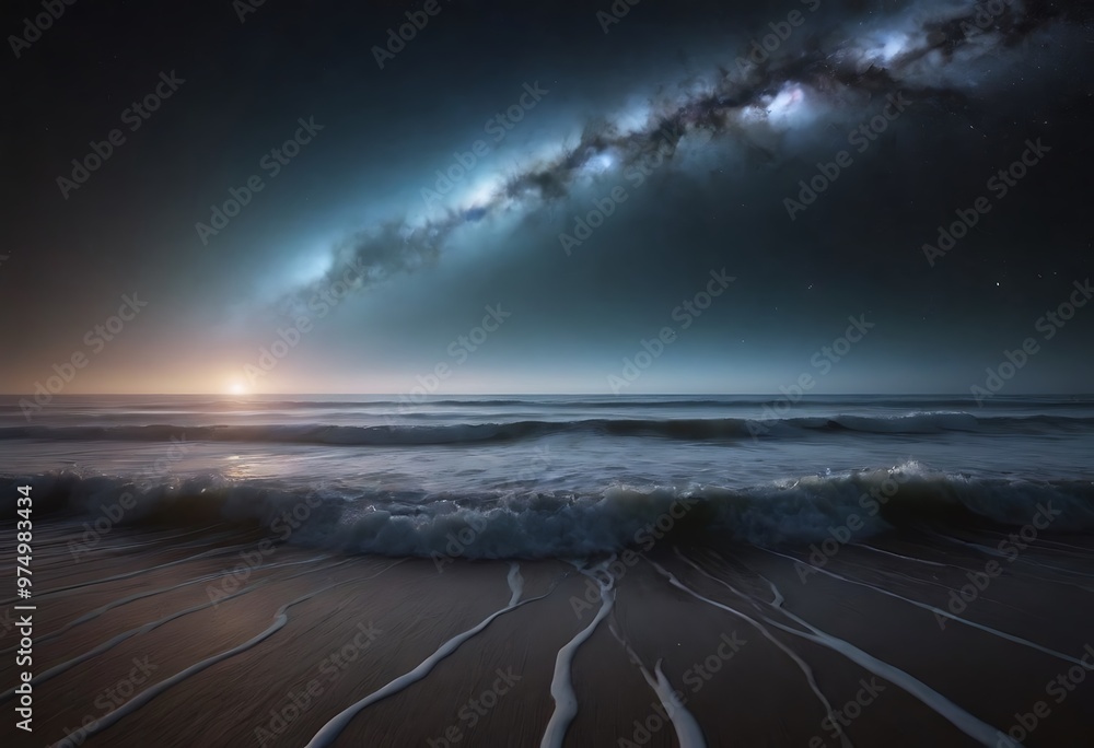 Canvas Prints space itself appears to form massive tidal waves of dark matter, with stars and planets being drawn 