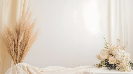 Boho Wedding Table Centrepiece | Rustic and Chic Decor with Natural Elements for a Bohemian-Themed Celebration