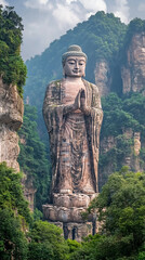 bodhisattva lord buddha statue monk meditating buddhism culture religion