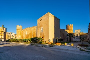 Alcamo Castle, Castle of the Counts of Modica, Alcamo, Trapani, Sicily, Italy