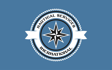 nautical services icons logo