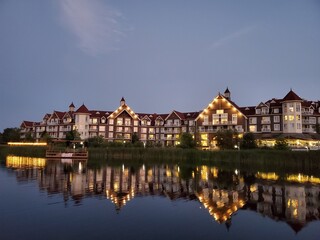 Naklejka premium view of the old town country